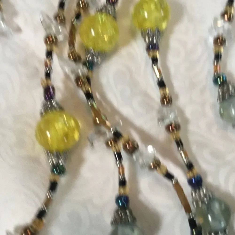 Set of 2 Long Beaded Necklaces - Picture 7 of 7